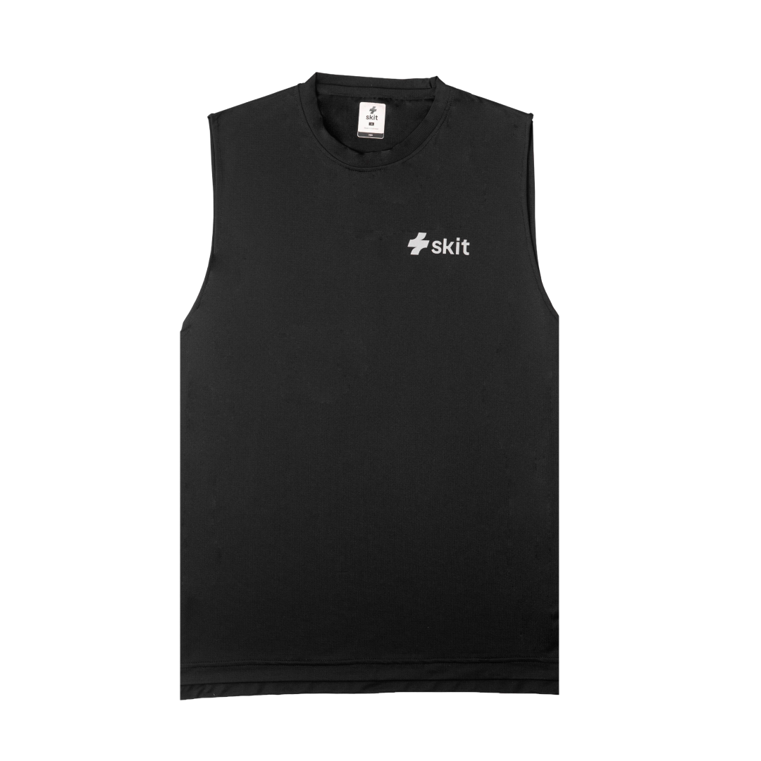 Men's Sleeveless Performance Black